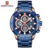 NAVIFORCE NF9165 Men Watches Clock Chronograph Stainless-Steel Military Waterproof Quartz Watch Male Wrist Watch